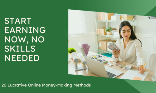 20 Easy Ways to Make Money Online Today: No Experience Required