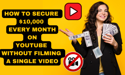 Learn how to generate $10,000 per month on YouTube without creating any videos.